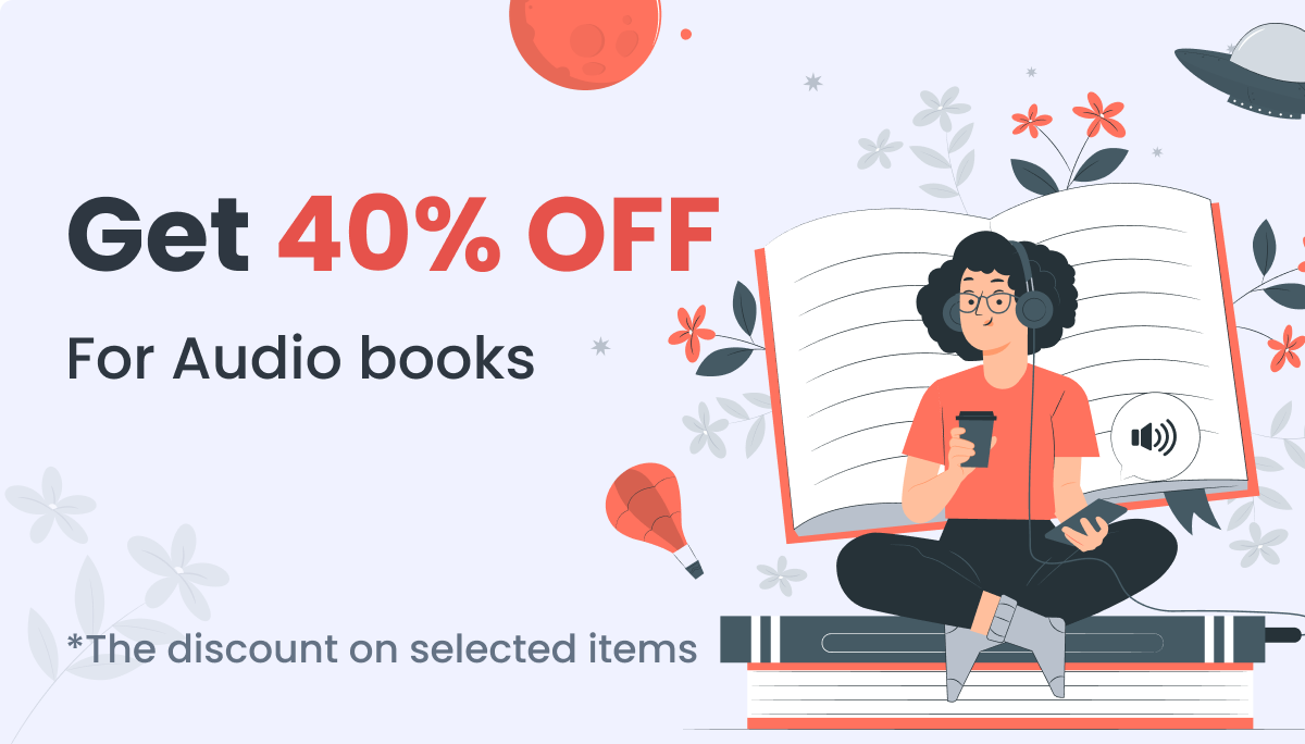 Get 40% off discount for audio books
