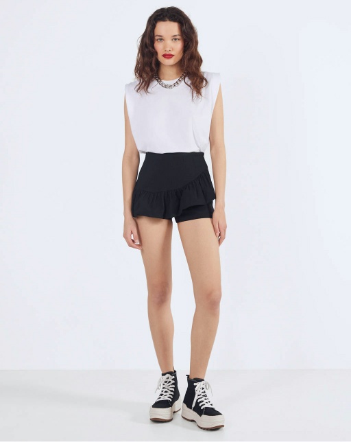 Skort with ruffles - Image 2