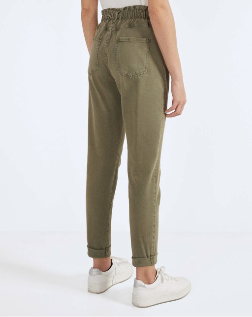 Trousers with elastic waistband - Image 2
