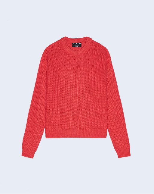 Round neck oversized sweater - Image 5