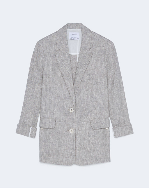 Linen-effect blazer - Image 5