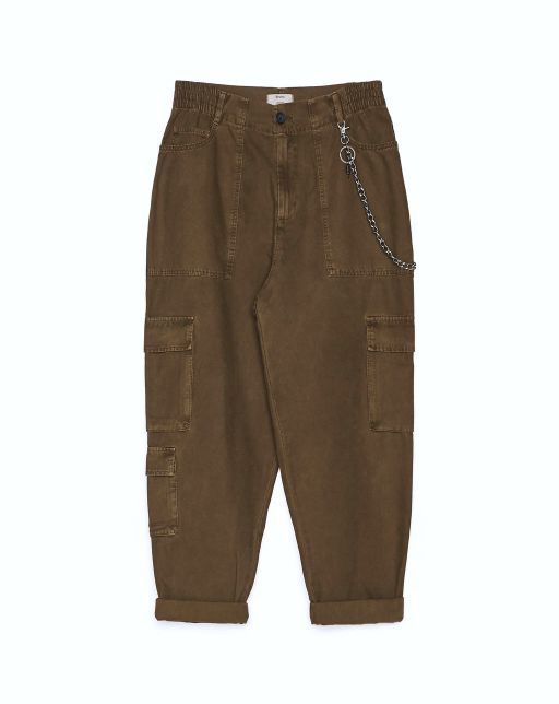 Cargo trousers with chain - Image 5