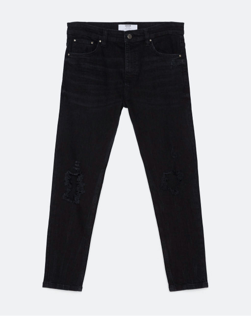 Ripped carrot fit jeans - Image 5