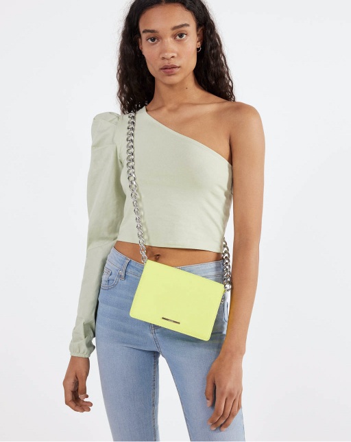 Handbag with chain strap - Image 2